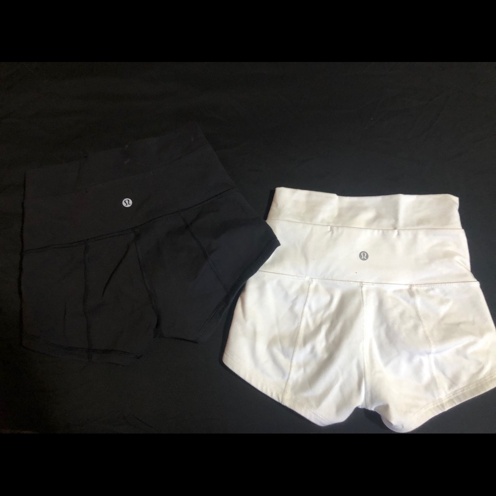 Lululemon align shorts!! Both pairs size 4